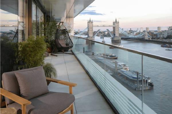 London balcony image